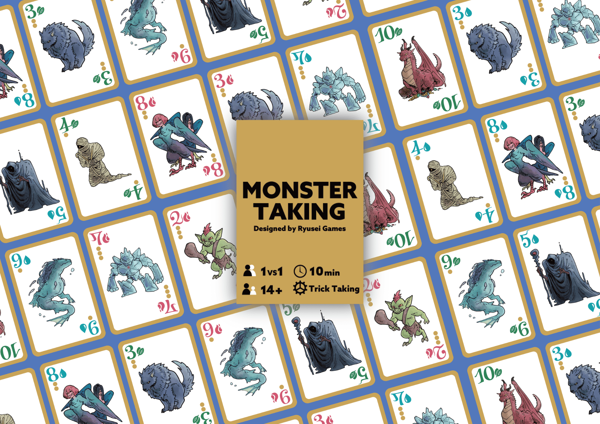 Looking for a tricky two-player trick-taking game? ※Publisher Wanted